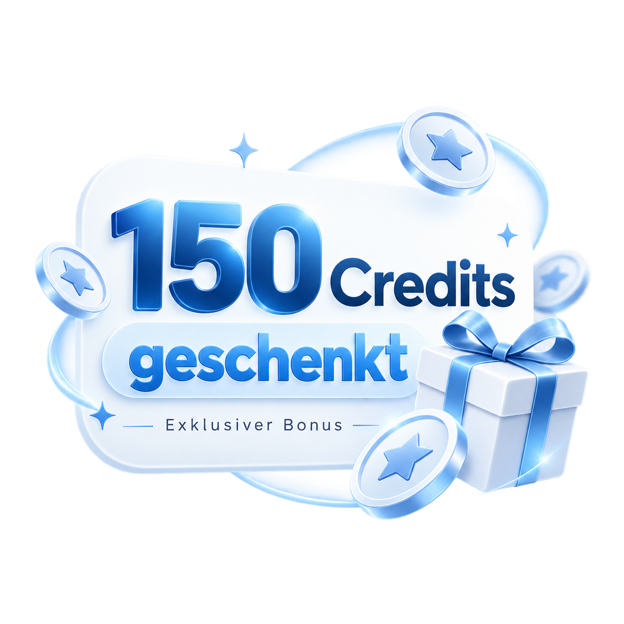 Guthaben mit 150 Credits für die AI Tools