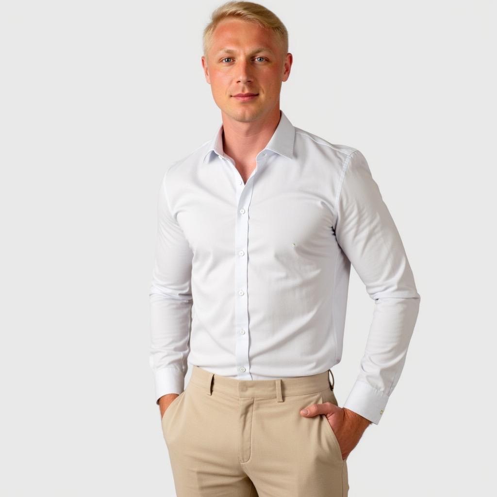 Christian Langel im weißen Hemd